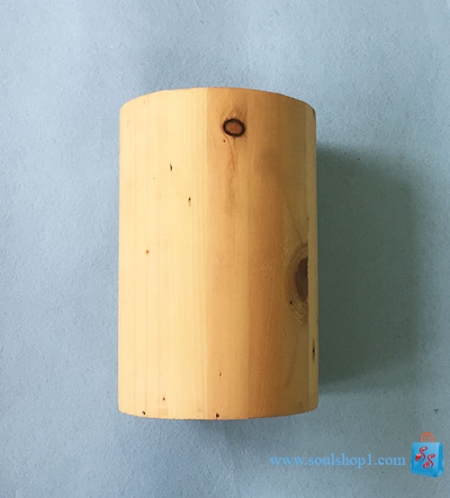Chậu gỗ trụ tròn cao 20 cm